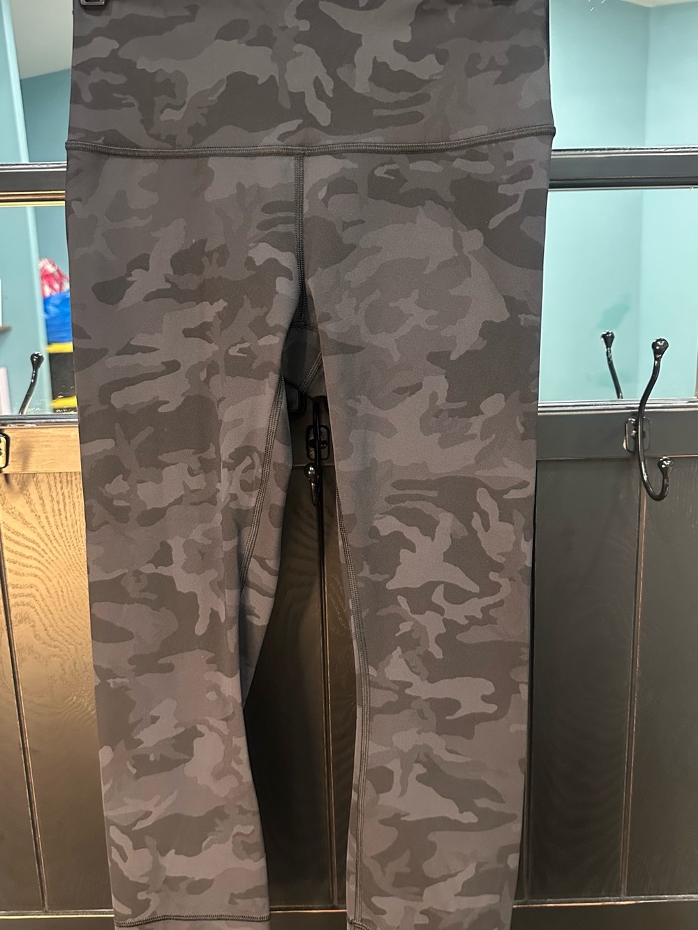 lululemon athletica Black Gray Camo Leggings